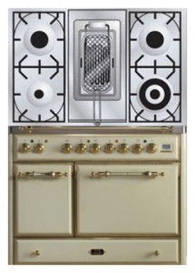 Фото Кухонная плита ILVE MCD-100RD-E3 Antique white, обзор