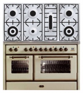 照片 厨房炉灶 ILVE MS-1207D-E3 Antique white, 评论