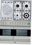 ILVE PDF-100S-VG Stainless-Steel Fogão de Cozinha tipo de fornogás reveja mais vendidos