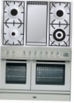 ILVE PDL-100F-VG Stainless-Steel Кухонная плита тип духового шкафагазовая обзор бестселлер