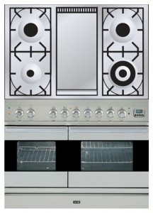 Photo Kitchen Stove ILVE PDF-100F-MW Stainless-Steel, review