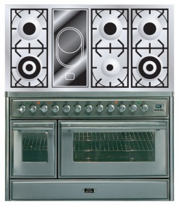 Photo Kitchen Stove ILVE MT-120VD-VG Stainless-Steel, review