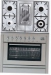ILVE PL-90R-MP Stainless-Steel Кухонная плита тип духового шкафаэлектрическая обзор бестселлер