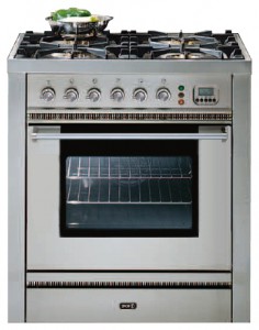 Photo Kitchen Stove ILVE P-70L-MP Stainless-Steel, review