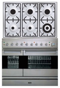 Foto Estufa de la cocina ILVE PD-906-VG Stainless-Steel, revisión