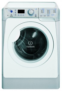 fotoğraf çamaşır makinesi Indesit PWE 91273 S, gözden geçirmek