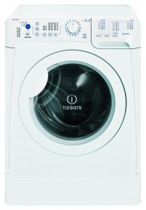 fotoğraf çamaşır makinesi Indesit PWSC 5104 W, gözden geçirmek