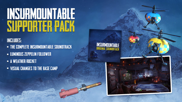 Insurmountable - Supporter Pack DLC Steam CD Key 5.64$