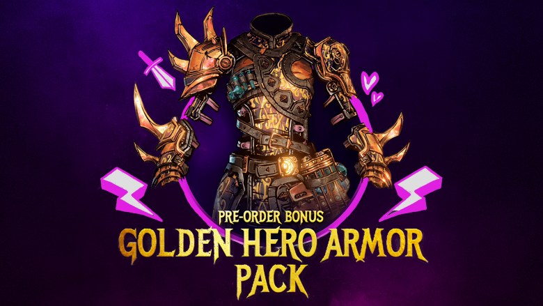 Tiny Tina's Wonderlands - Golden Hero Armor Pack EU Epic Games CD Key 1.34$