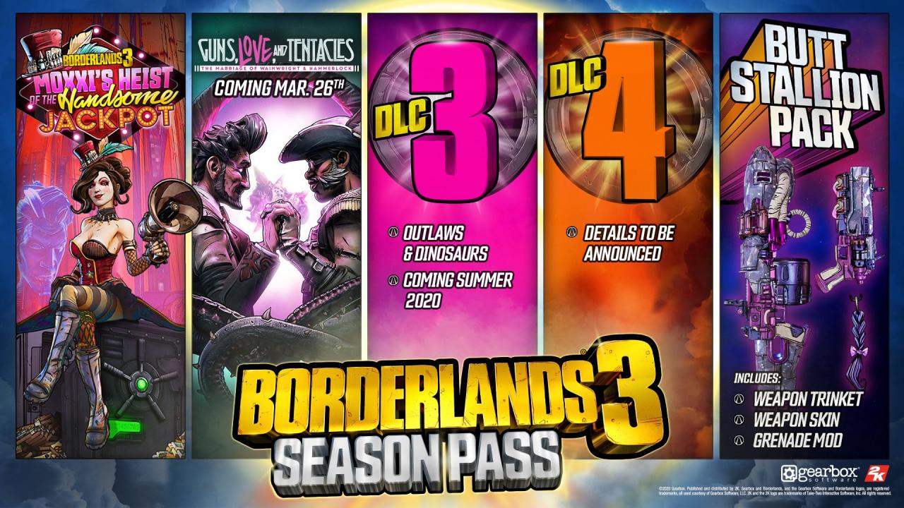 Borderlands 3 - Season Pass DLC EU Steam CD Key 12.68$