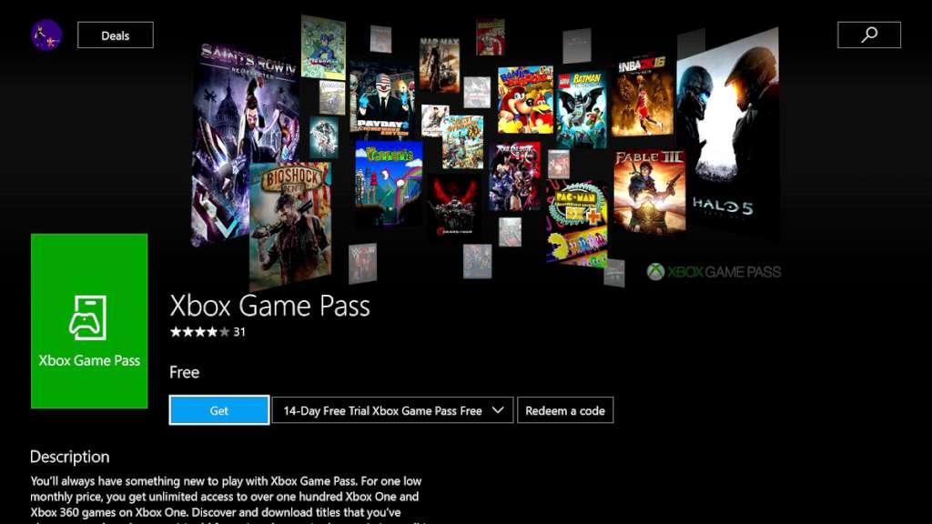 Xbox Game Pass for PC - 1 Month Trial Windows 10/11 PC CD Key (ONLY FOR NEW ACCOUNTS, valid for a week after purchase) 1.8$