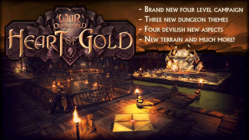 War for the Overworld - Heart of Gold DLC Steam CD Key 3.68$