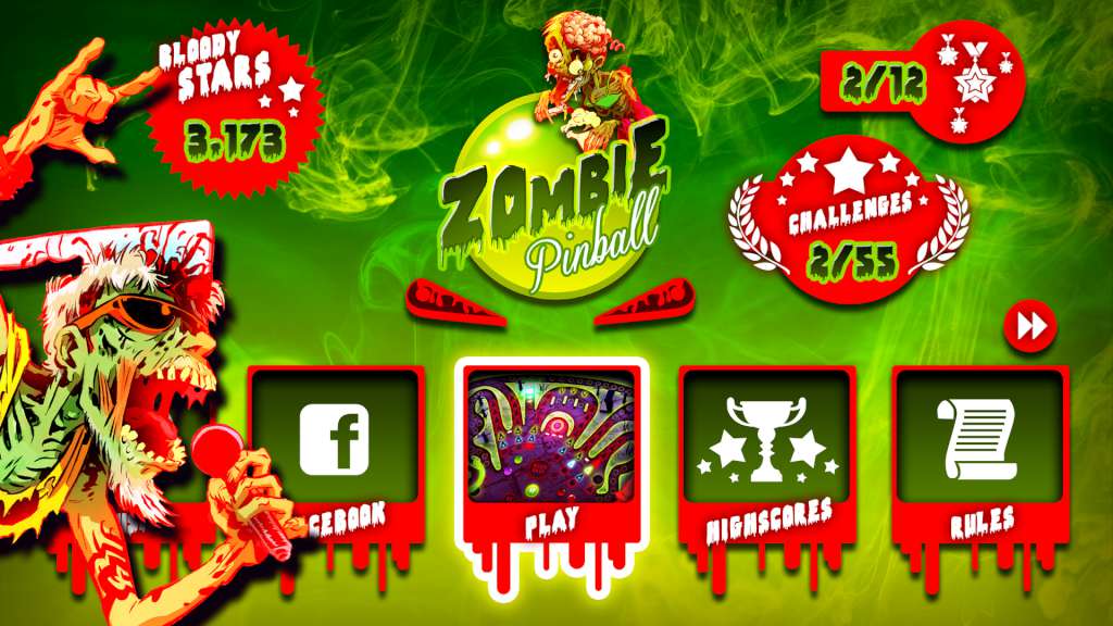 Zombie Pinball Steam CD Key 0.88$