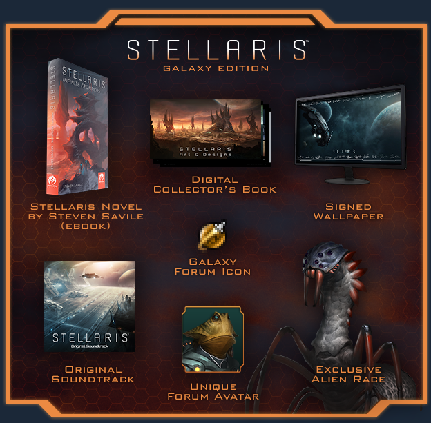 Stellaris Galaxy Edition EU Steam CD Key 13.62$