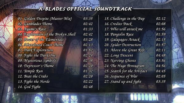 X-Blades - Soundtrack DLC Steam CD Key 0.55$