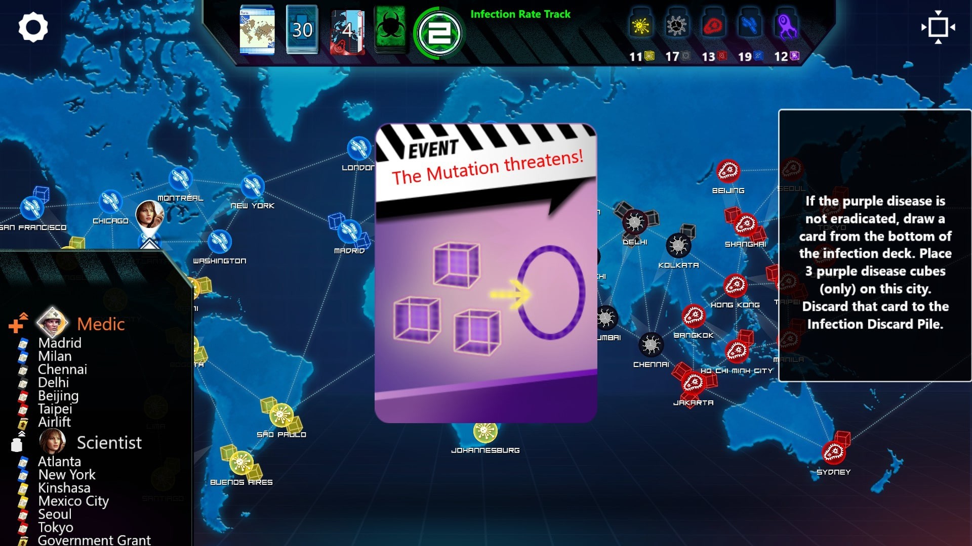 Pandemic: On the Brink - Mutation DLC Steam CD Key 0.79$