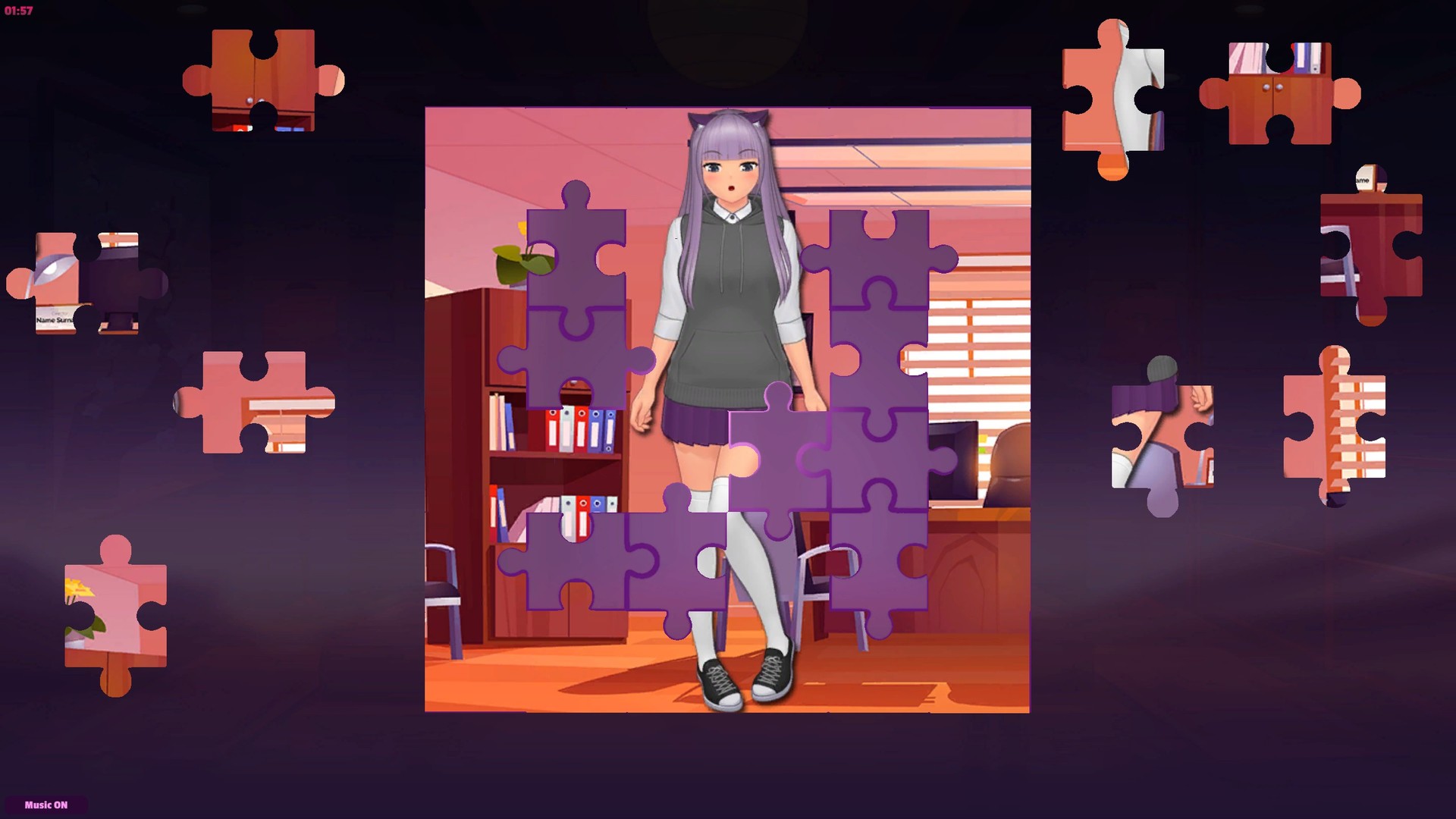 Anime Jigsaw Girls - Office Steam CD Key 0.5$