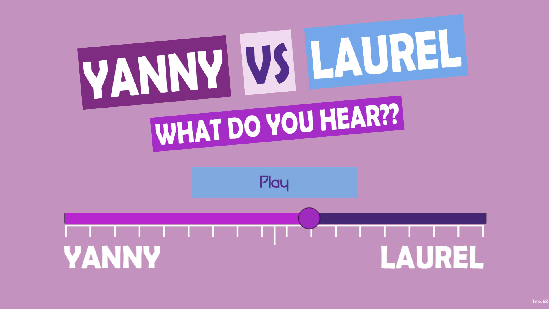 What do you hear?? Yanny vs Laurel Steam CD Key 0.75$