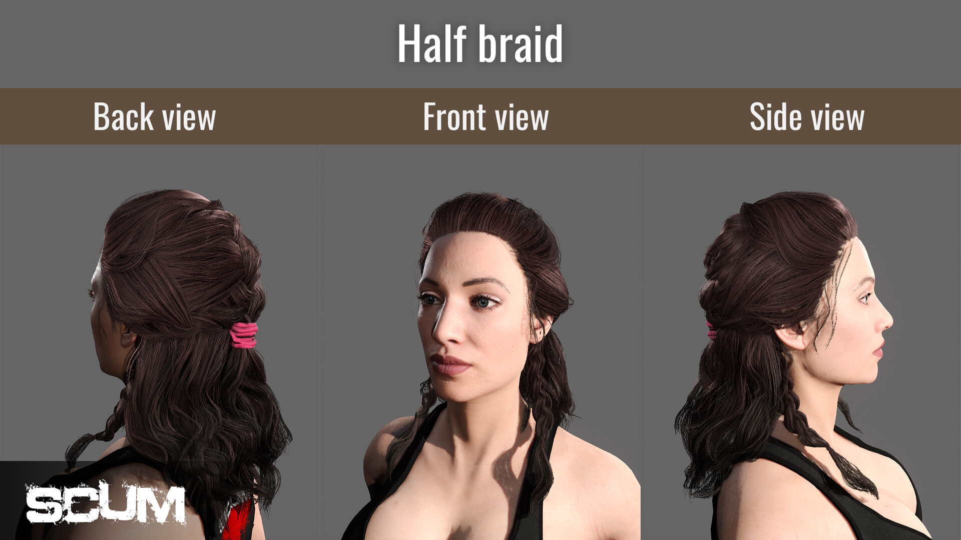 SCUM - Female Hair Pack DLC Steam CD Key 3.46$
