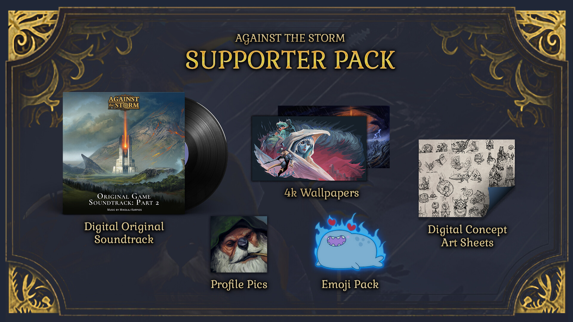 Against the Storm - Supporter Pack DLC Steam CD Key 7.74$