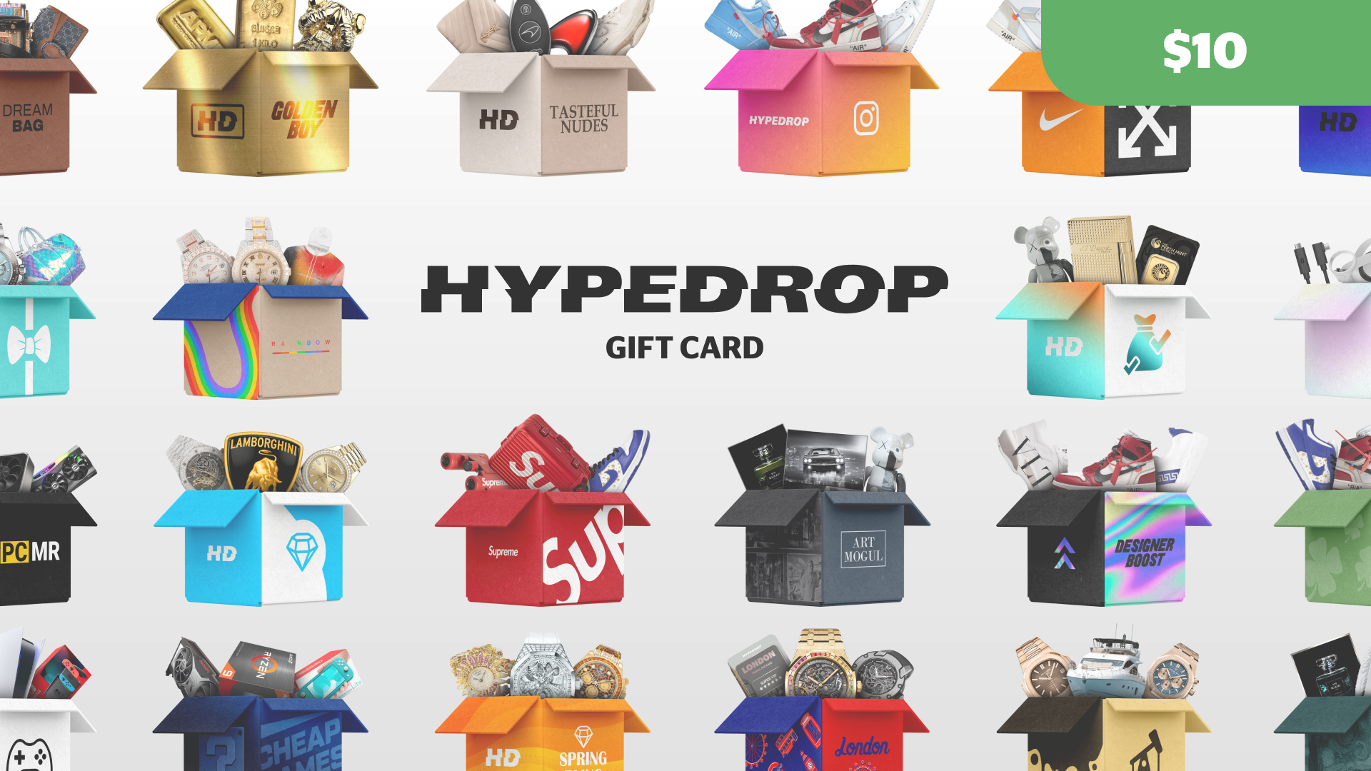 10$ HypeDrop Gift Card 10 USD Prepaid Code 12.17$