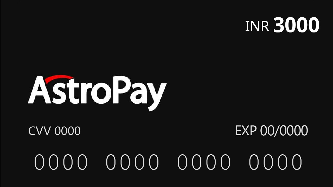 Astropay Card ₹3000 IN 43.12$
