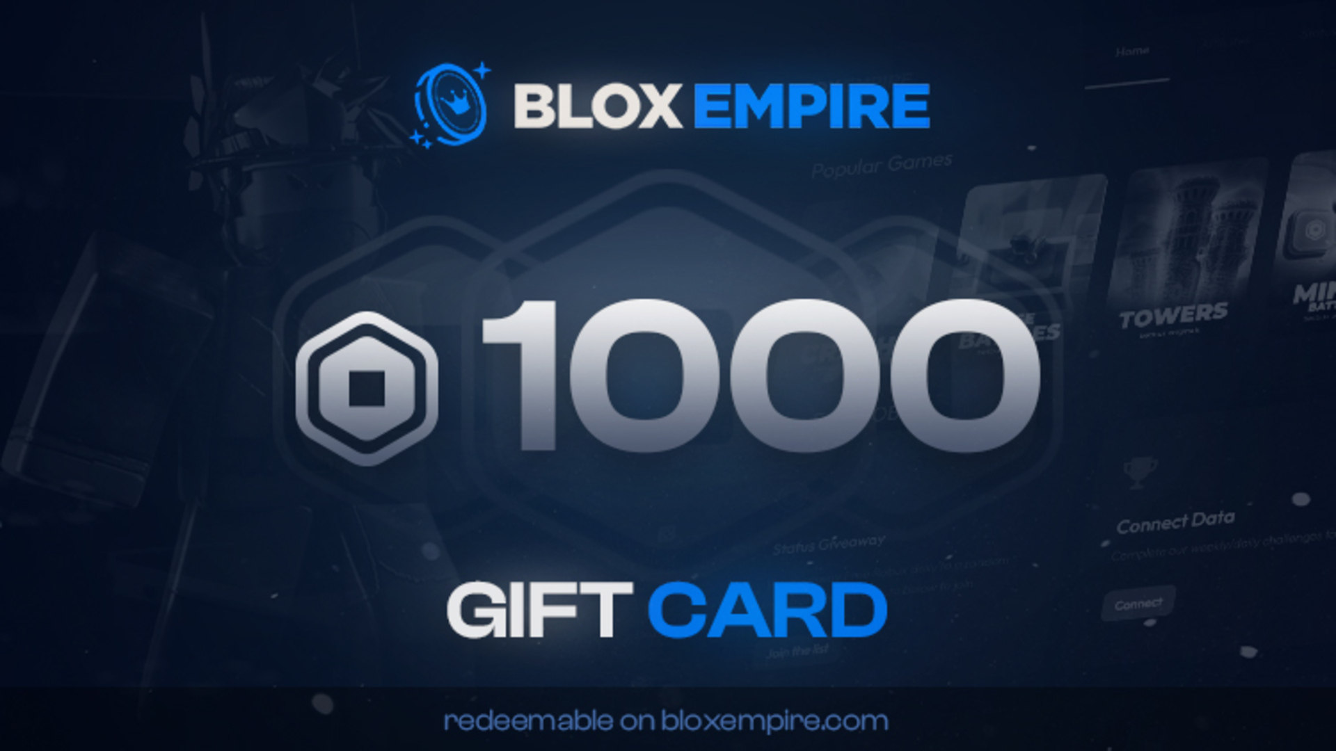 Bloxempire 1,000 Balance Gift Card 2.76$