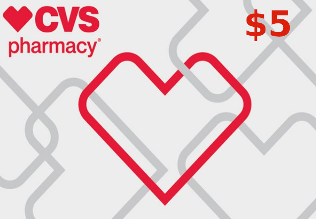 CVS Pharmacy $5 Gift Card US 3.95$