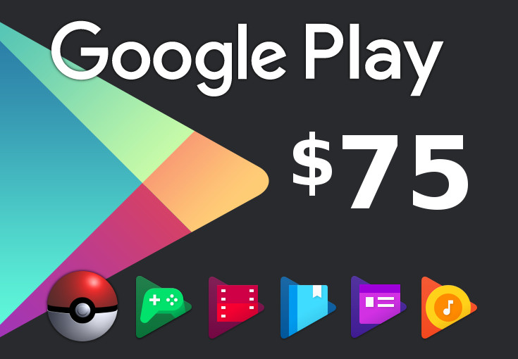 Google Play $75 US Gift Card 79.45$