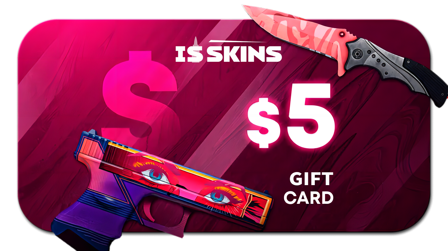 ISSKINS $5 Gift Card 5.29$