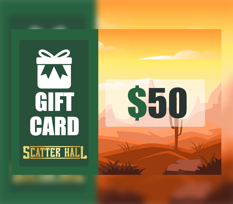 Scatterhall - $50 Gift Card 61.19$