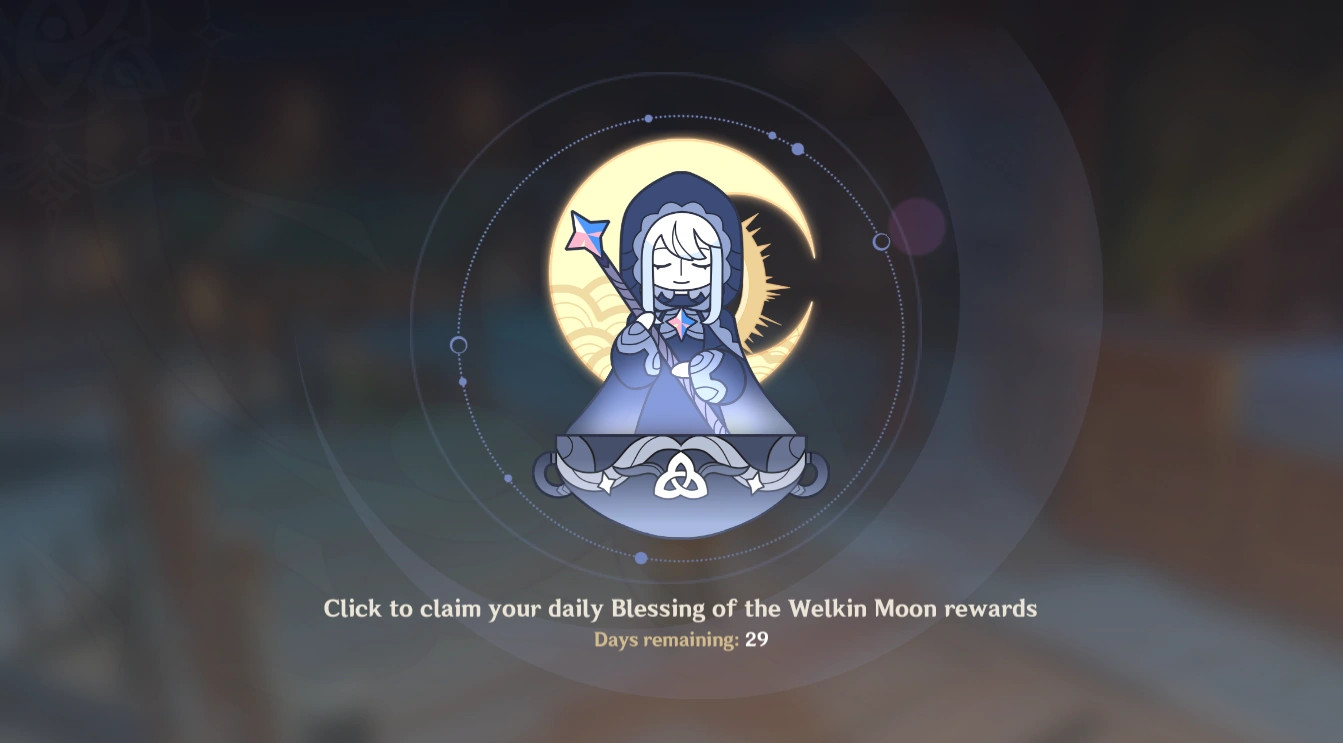 Genshin Impact Blessing of the Welkin Moon 30-Days Subscription Key 5.41$
