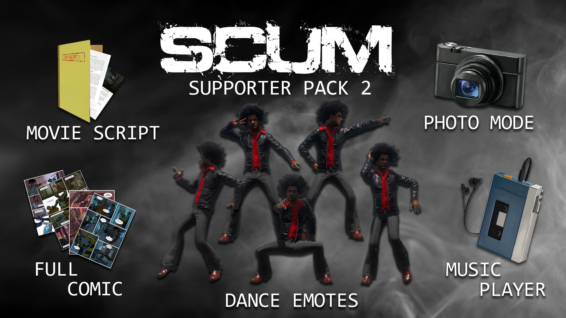 SCUM - Supporter Pack 2 DLC EU v2 Steam Altergift 12.59$