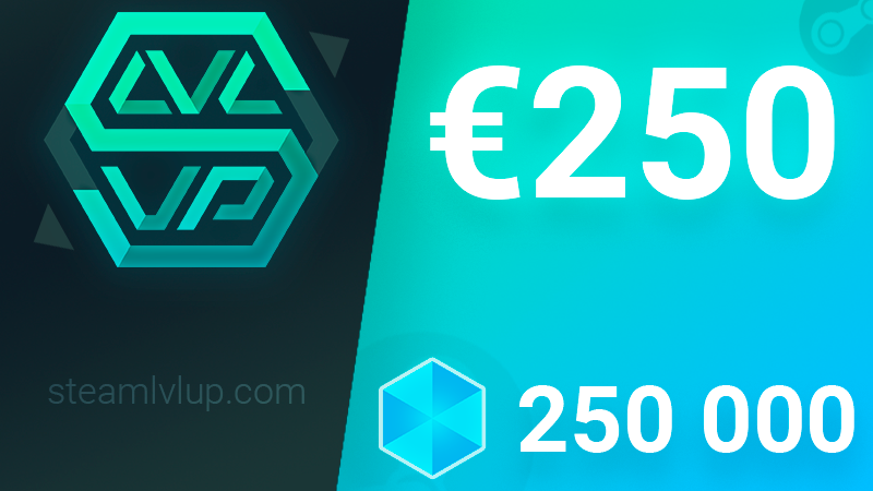 SteamlvlUP €250 Gift Code 244.24$
