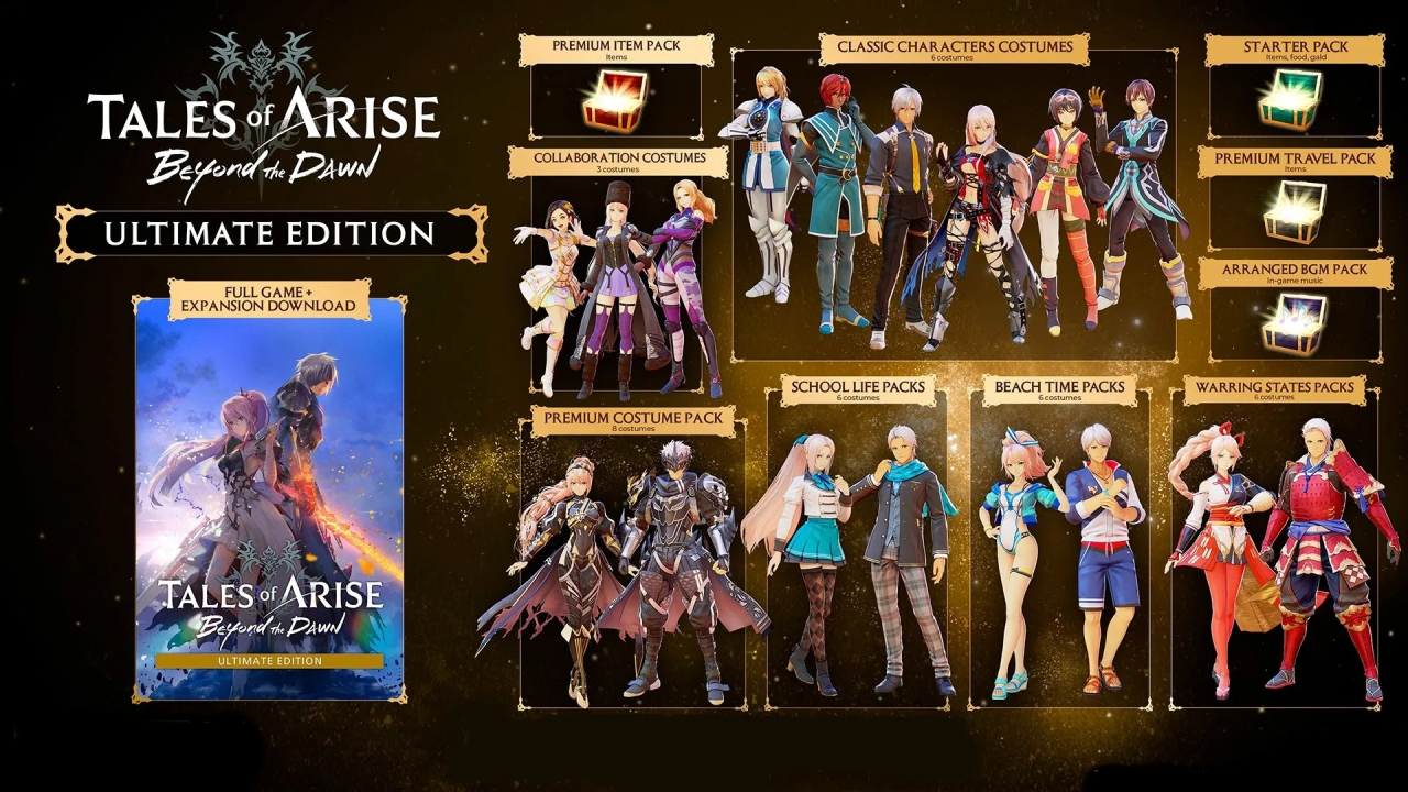 Tales of Arise: Beyond the Dawn Ultimate Edition Steam Altergift 125.55$