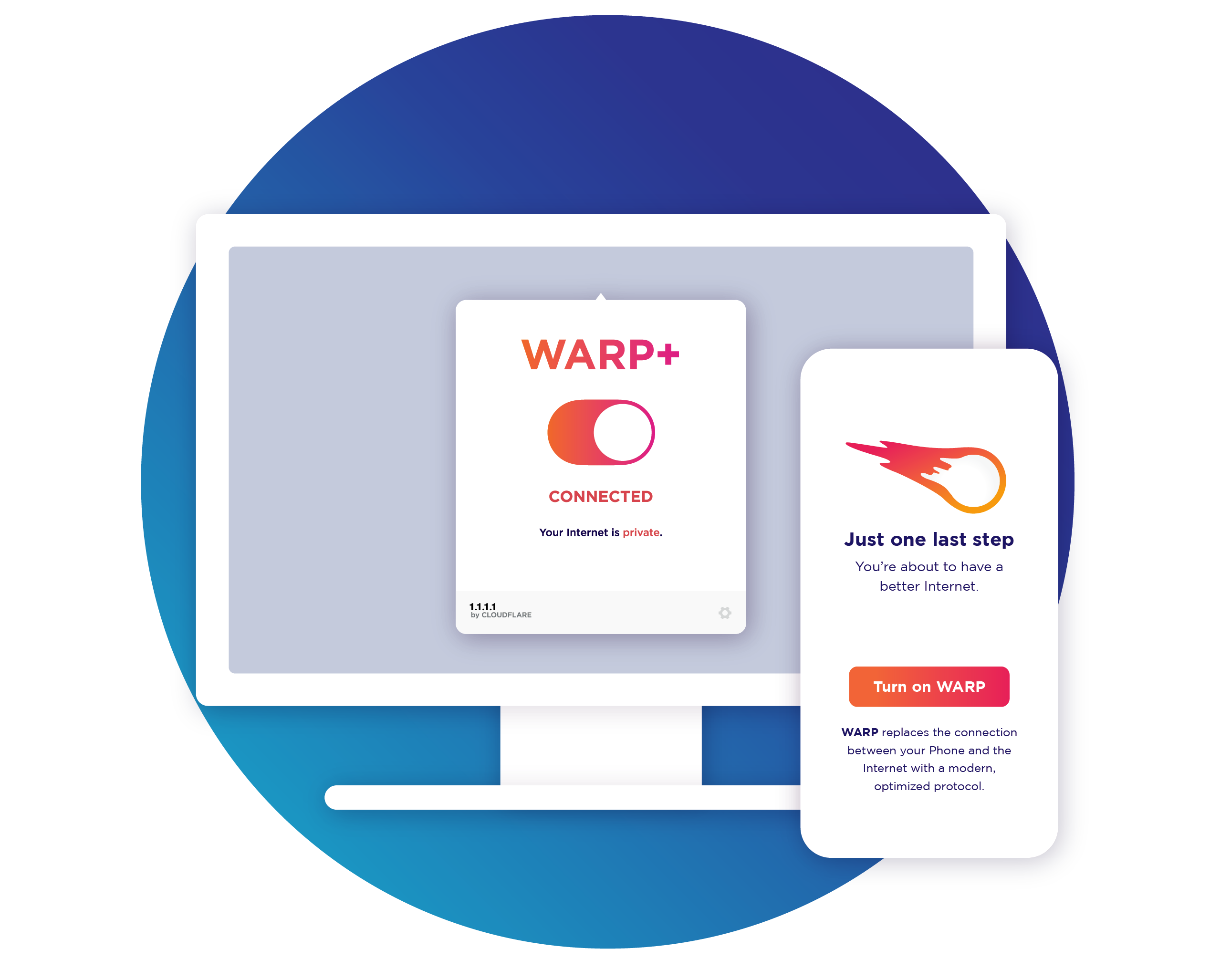 Cloudflare 1.1.1.1 WARP+ VPN Key (Lifetime / 12000 TB / 5 Devices) 1.64$