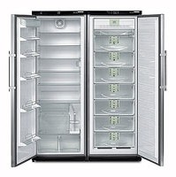 larawan Refrigerator Liebherr SBSes 7401, pagsusuri