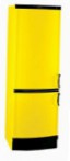 Vestfrost BKF 404 Yellow Heladera heladera con freezer revisión éxito de ventas
