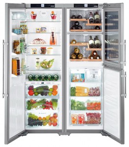 larawan Refrigerator Liebherr SBSes 7165, pagsusuri