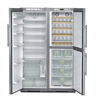 larawan Refrigerator Liebherr SBSes 7052, pagsusuri