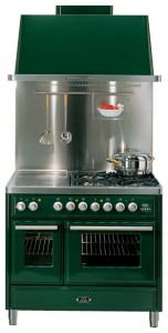 Photo Kitchen Stove ILVE MTD-100S-MP Green, review