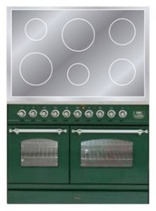 照片 厨房炉灶 ILVE PDNI-100-MW Green, 评论
