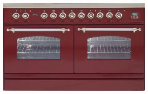 Photo Kitchen Stove ILVE PDN-120B-MP Red, review