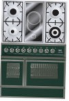 ILVE QDC-90VW-MP Green Virtuvės viryklė tipo orkaitėselektros peržiūra geriausiai parduodamas