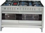 ILVE PF-150V-VG Stainless-Steel Virtuves Plīts Cepeškrāsns tipsgāze pārskatīšana bestsellers