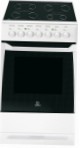 Indesit KN 3C11 (W) Кухонная плита тип духового шкафаэлектрическая обзор бестселлер