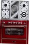 ILVE M-90VD-VG Red Кухонна плита тип духової шафигазова огляд бестселлер