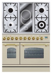 Foto Stufa di Cucina ILVE PDN-90V-MP Antique white, recensione