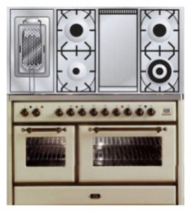 Photo Kitchen Stove ILVE MS-120FRD-MP Antique white, review