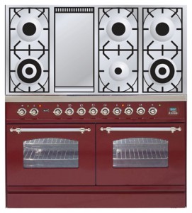 照片 厨房炉灶 ILVE PDN-120F-VG Red, 评论